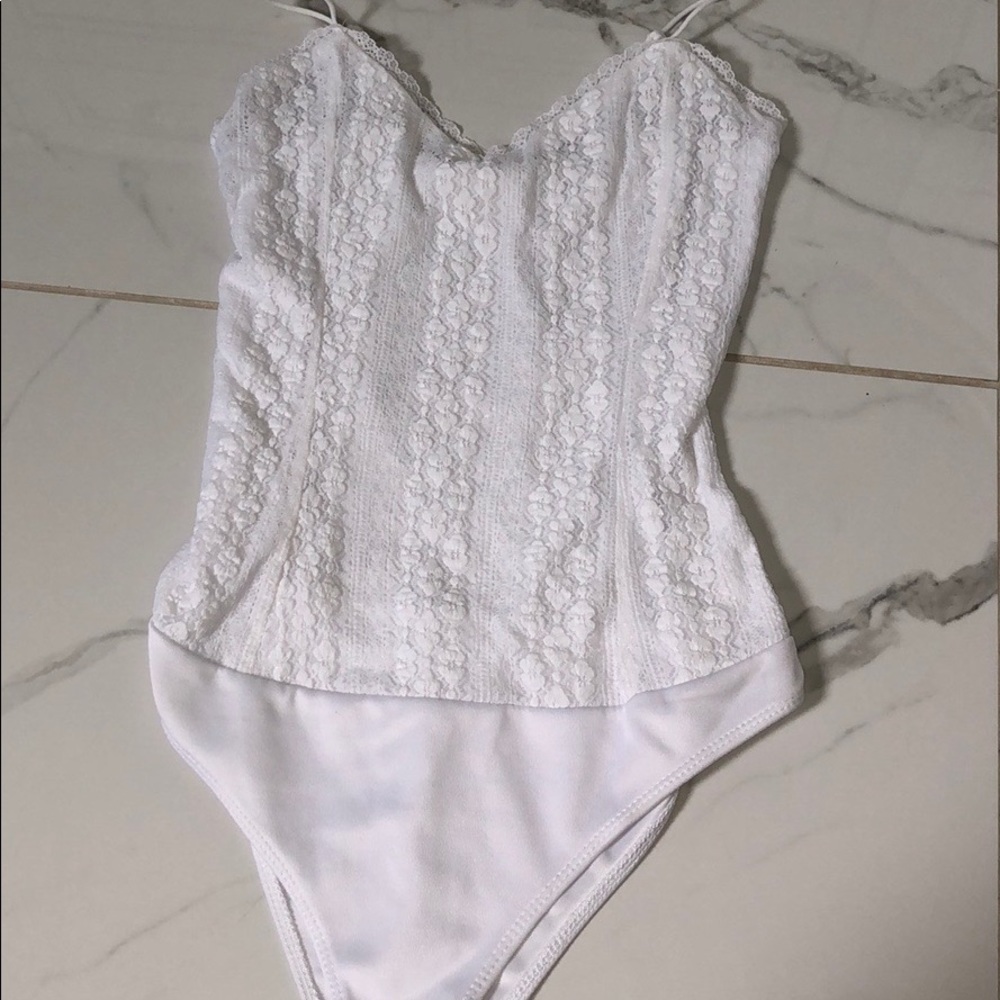 White Lace Body Suit